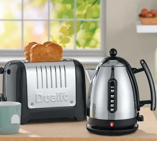 DUALIT sähköinen vedenkeitin, ruostumaton teräs, 1,5 litraa.