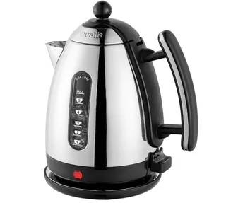 DUALIT sähköinen vedenkeitin, ruostumaton teräs, 1,5 litraa.