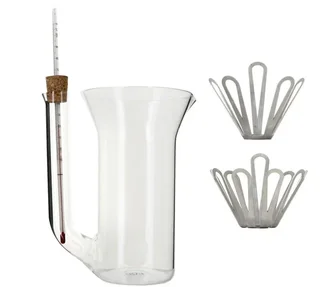 Κανάτα E&amp;B από γυαλί με θερμόμετρο, βάση Kalita &amp; εξοπλισμό pour-over