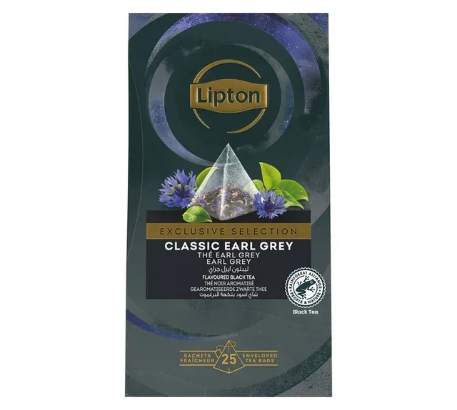 Earl Grey -musta tee, erikoisvalikoima – 25 teepussia – LIPTON