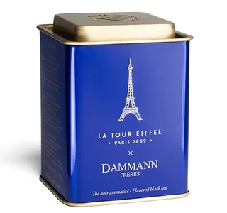 Svart Teboks Eiffeltårnet - Løsvekt 100 g - DAMMANN FRÈRES