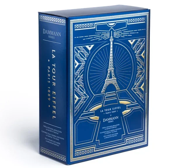 Set Regalo Tè e Infusi Torre Eiffel - 5 x 4 bustine - DAMMANN FRÈRES