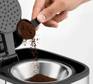 Електрични кухало за кафу са капљањем Bistro 12 шалица сјајни нерђајући челик - BODUM