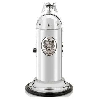 ELEKTRA Mini Verticale A1C Espresso Machine - Chrome &amp; Wood Finish