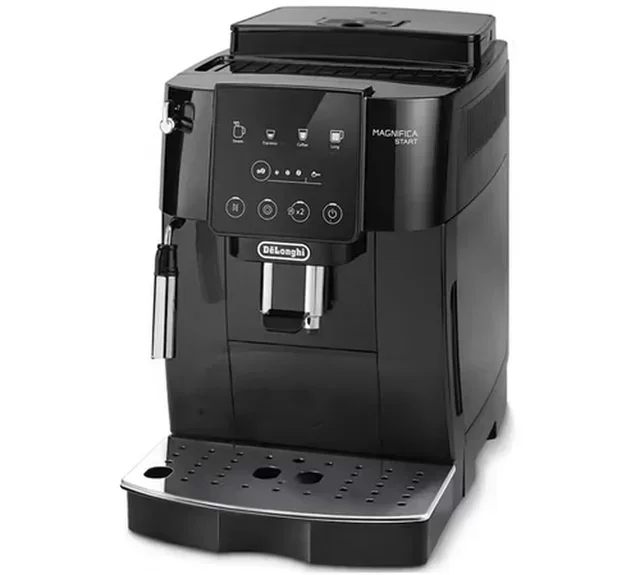 Macinacaffè automatico DELONGHI Magnifica Start FEB 2221.B, colore nero + confezione con caffè per 4 mesi.
