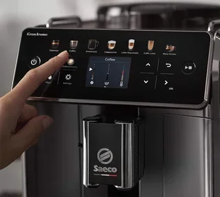 Espresso Grinder SAECO Gran Aroma SM6585/00 Grey Metal