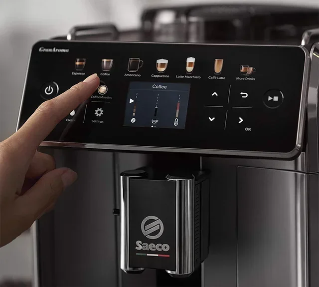 Espresso Grinder SAECO Gran Aroma SM6585/00 Grey Metal