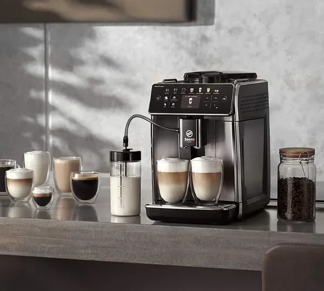 Espresso Grinder SAECO Gran Aroma SM6585/00 Grey Metal