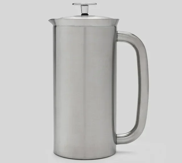 Cafeteira Prensa Espro P7 Aço Inoxidável Escovado 1L + 230g Café Lugat