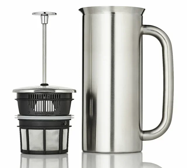 Espro P7 French Press Szczotkowana stal nierdzewna - 4 filiżanki / 50cl - ESPRO + 230g kawy Lugat