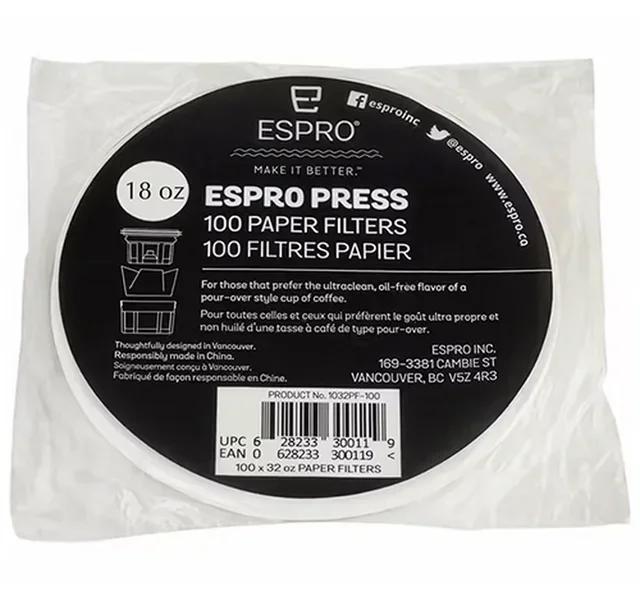 Espro P7 Praska French Press Stal - 4 Filiżanki/50 cl + 100 Filtrów