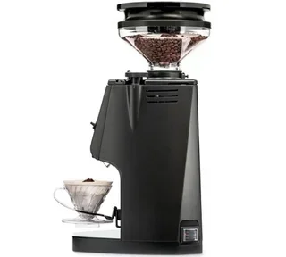 Επαγγελματικός μύλος EUREKA Atom PRO, μαύρο ματ, με σύστημα αθόρυβης άλεσης.