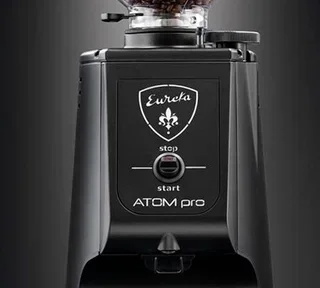 EUREKA Atom PRO ammattimylly, mattamusta, hiljainen jauhatusjärjestelmä.
