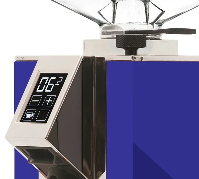 EUREKA Mignon Specialità Silent Range Espresso Grinder - Blue &amp; Chrome