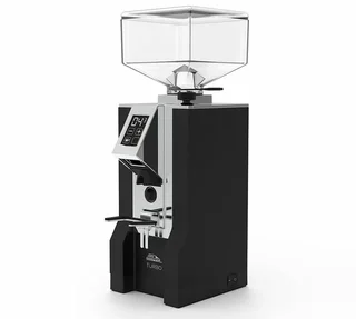 EUREKA Mignon Turbo Black &amp; Chrome - Silent Range Espresso Grinder