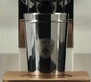 EUREKA ORO Mignon Single Dose -kahvimylly, valkoinen tammi, Blow up -toiminto