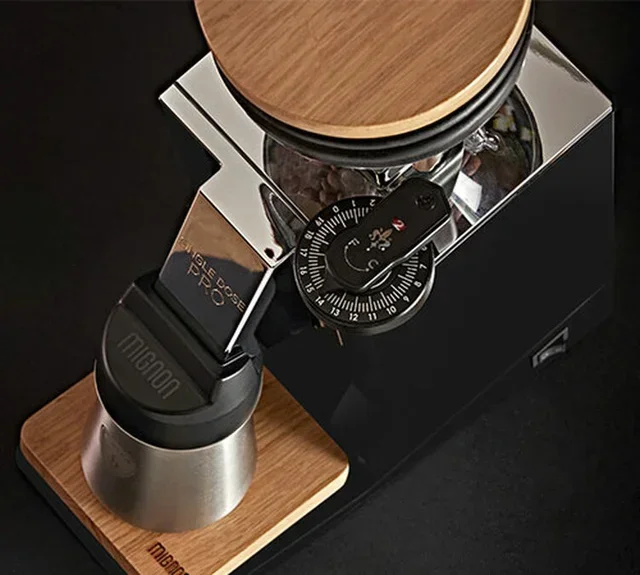 EUREKA ORO Mignon Single Dose Pro Matte Black Coffee Grinder