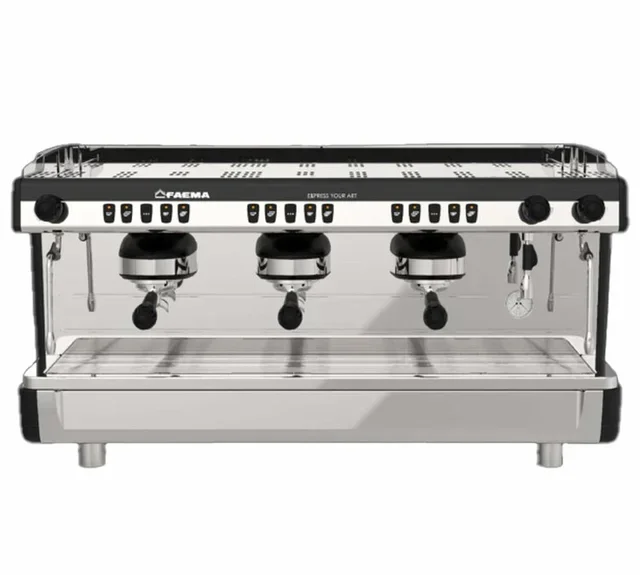 Faema E98UP Macchina Espresso Manuale Professionale 3 Gruppi Nera