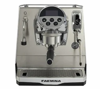 Macchina espresso FAEMA Faemina - alluminio lucido e nero anodizzato