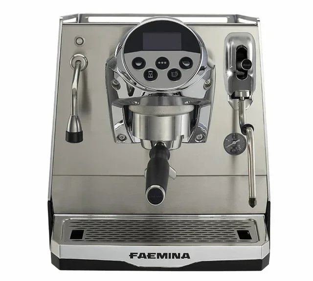Macchina espresso FAEMA Faemina - alluminio lucido e nero anodizzato