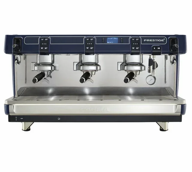 FAEMA Prestige+ Blaue Profi-Espressomaschine 3 Gruppen