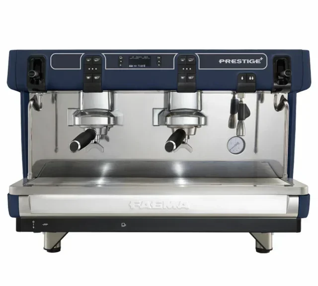 FAEMA Prestige+ professionelle Espressomaschine 2 Gruppen Blau