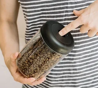 Fellow Atmos Mat-Zwart Vacuümdoos 400g