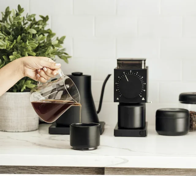 FELLOW Monty Milk Art Cappuccino Cup - Matte Black 19 cl