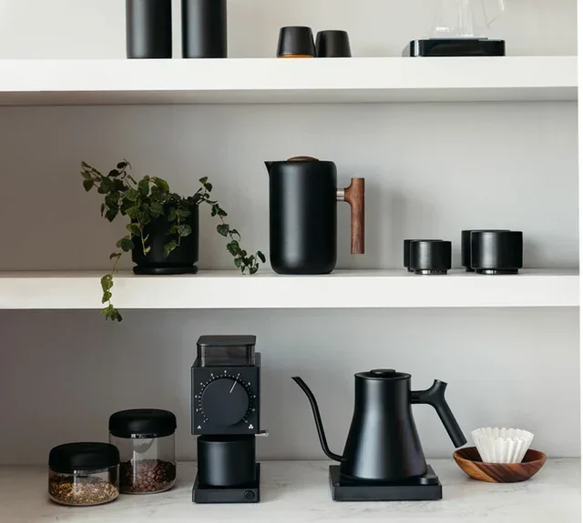 FELLOW Monty Milk Art Cappuccino Cup - Matte Black 19 cl