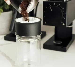 Dripper FELLOW Stagg X 2 filiżanki + szklanka podwójne ścianki