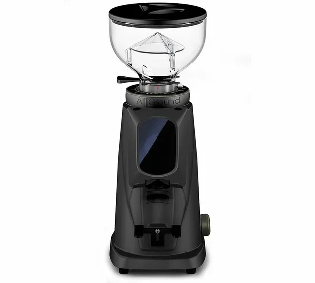 FIORENZATO Allground Sense Matte Black Grinder with Integrated Scale