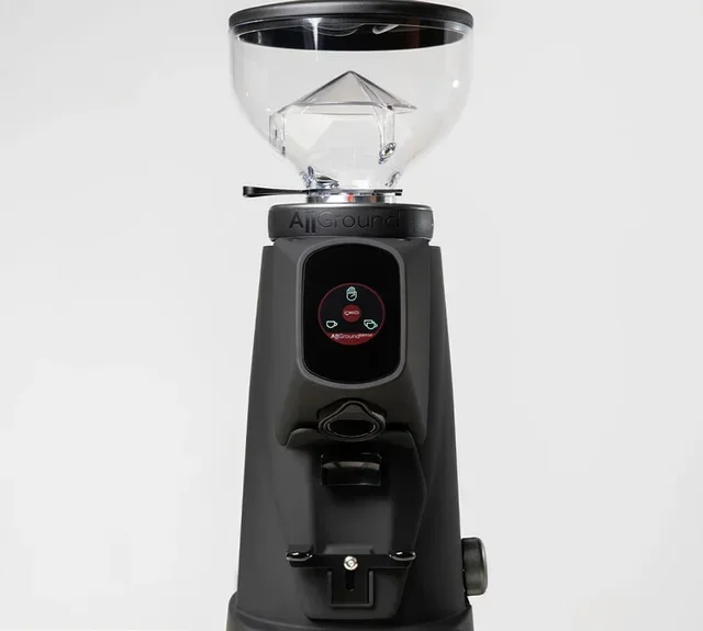 FIORENZATO Allground Sense Matte Black Grinder with Integrated Scale