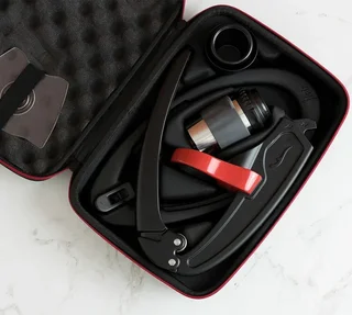 Macchina espresso a leva manuale FLAIR ESPRESSO Classic nera con manometro