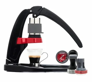 Macchina espresso a leva manuale FLAIR ESPRESSO Classic nera con manometro