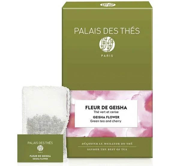Grüner Tee „Geisha-Blüte" – 20 Teebeutel – PALAIS DES THÉS