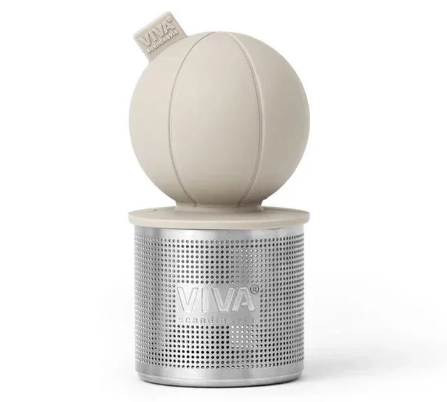 Viva Scandinavia Floating Tea Infuser - Silikon &amp; Rostfritt Stål