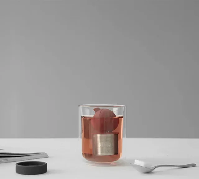 Viva Scandinavia Floating Tea Infuser - Silikon &amp; Rostfritt Stål