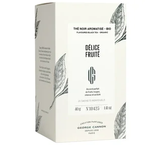 GEORGE CANNON Organic Fruity Delight Black Tea - 20 Tea Bags