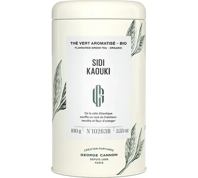Tè Verde Biologico Sidi Kaouki George Cannon - Foglie Sciolte 100g Barattolo