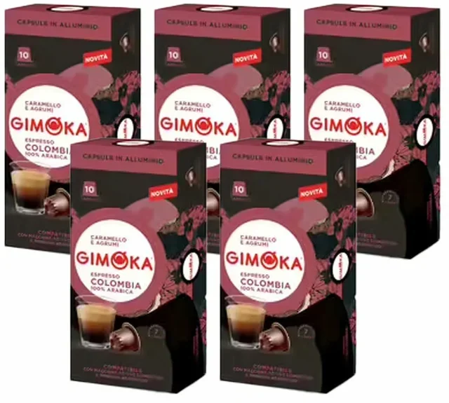 50 Kapsułek GIMOKA Kolumbia do Ekspresów Nespresso* Original