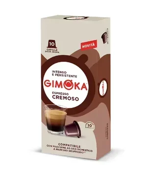 GIMOKA Cremoso Coffee Capsules - 10 Pack for Nespresso* Original