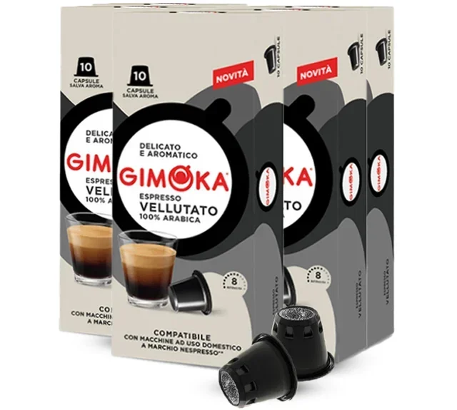 50 capsule GIMOKA Vellutato per sistema Nespresso* Original