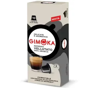GIMOKA Vellutato – 50 Kapseln für Nespresso* Original