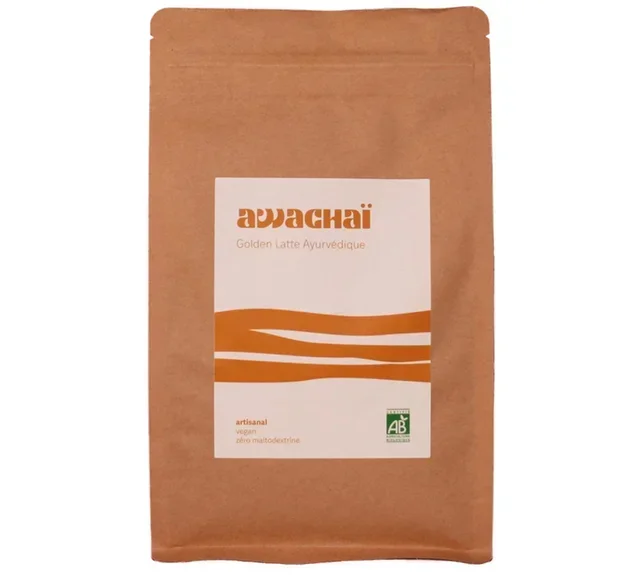 Goldener Latte Ayurvedisch Handgemacht Vegan Bio - Los 1 kg - AWACHAÏ