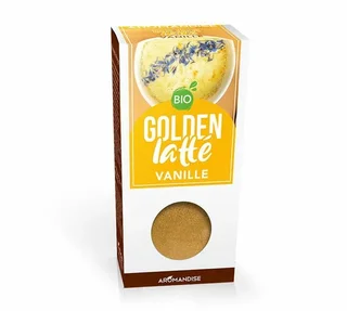 Golden Latte Curcuma Vanille Bio - Vrac 60 g - AROMANDISE