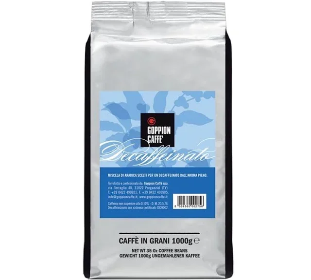 Goppion Caffè Decaf Espresso Blend 1kg – Profesionalna Zrna Kafe Bez Kofeina