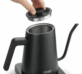 Βραστήρας GRAEF GK502 col de cygne μαύρος - 0,9L