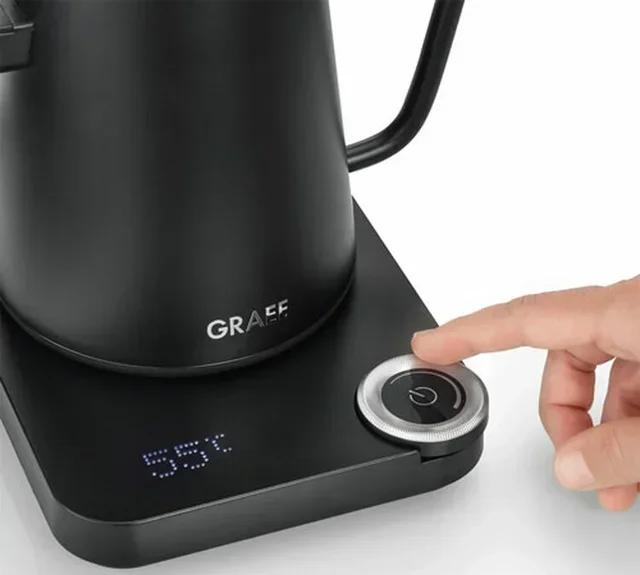 Βραστήρας GRAEF GK502 col de cygne μαύρος - 0,9L