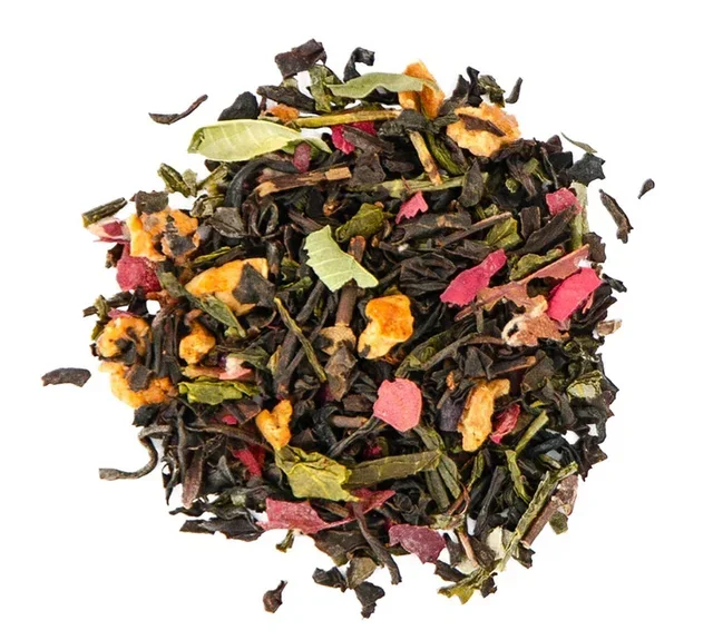 Zöld &amp; Fekete Tea A Varázslatos Szőlőtő - Válogatott 100g - COMPTOIR FRANÇAIS DU THÉ