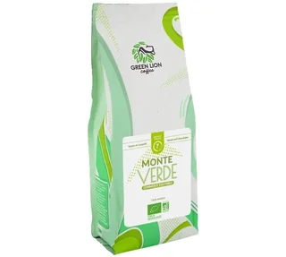 GREEN LION COFFEE - Monte Verde Organic - 2 x 1 kg - Fair Trade Whole Bean Coffee
